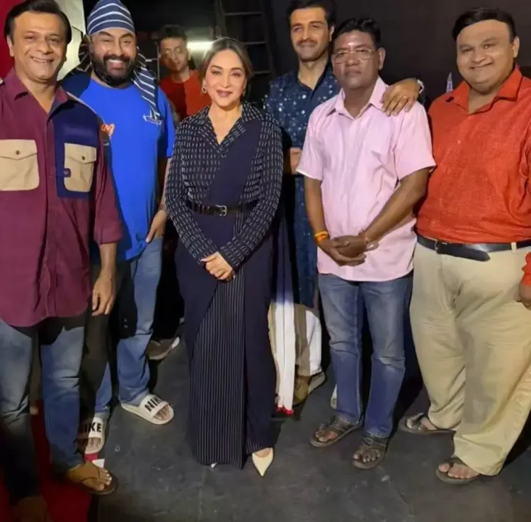 Madhuri Dixit reunites with TMKOC cast after 30 years, Dil To Pagal Hai memories flood back