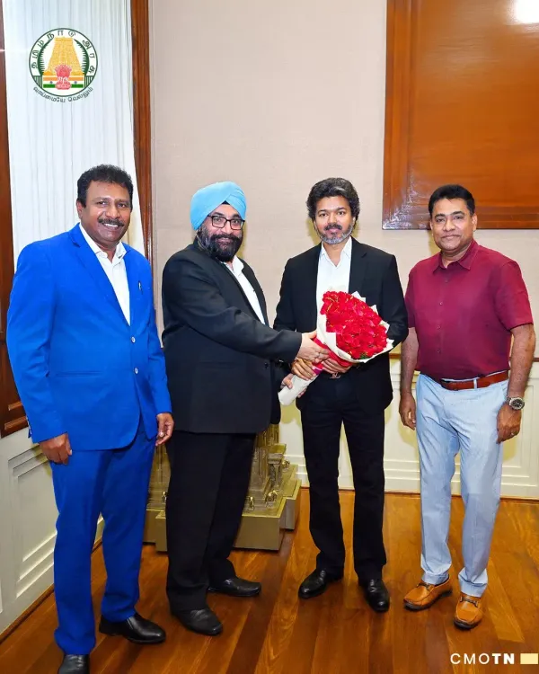 TN CM Joseph Vijay meets Indian Oil Corporation chief