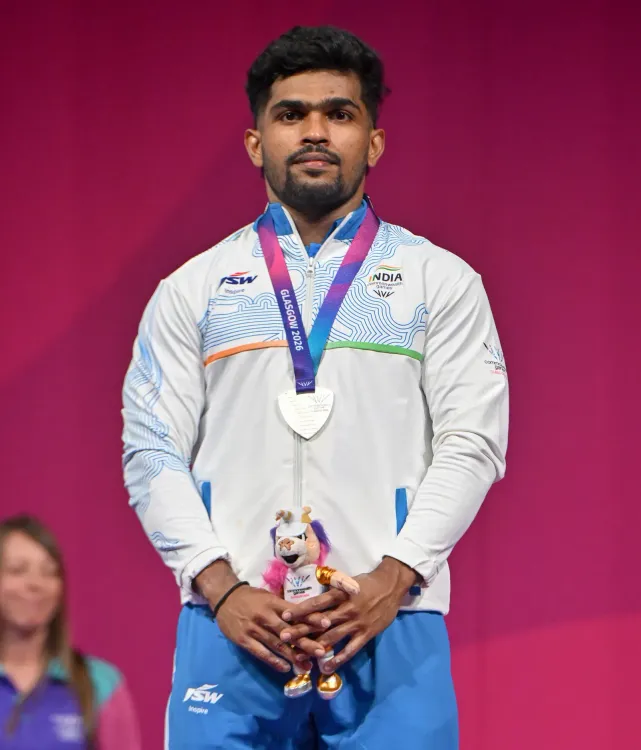 Raja Muthupandi wins CWG 2026 silver in 65kg weightlifting; TN CM Vijay announces ₹30 lakh reward