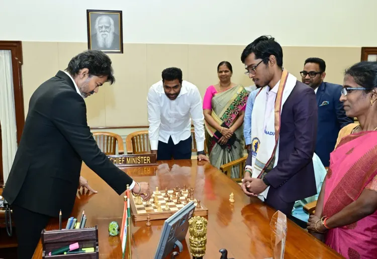 Praggnanandhaa gets ₹50 lakh from TN CM Vijay after Norway Chess triumph