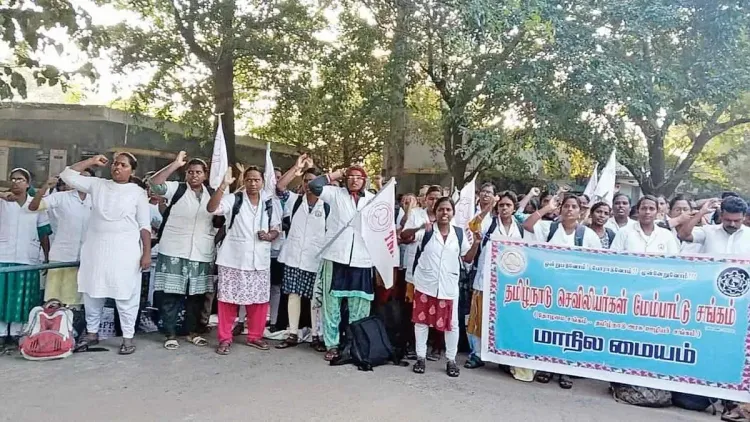 Has the TN government initiated the regularization of contract nurses?