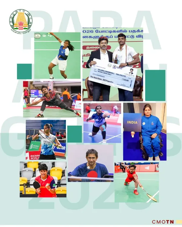 TN Para Athletes Win 15 Medals at 5th Para Asian Games