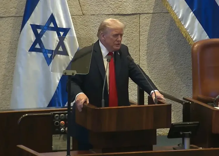 Is Today the Start of a New Era in the Middle East? Trump Addresses Israeli Parliament