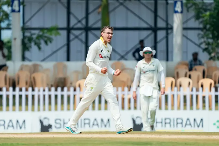 Todd Murphy's spin puts Australia A in command, India A trail by 236