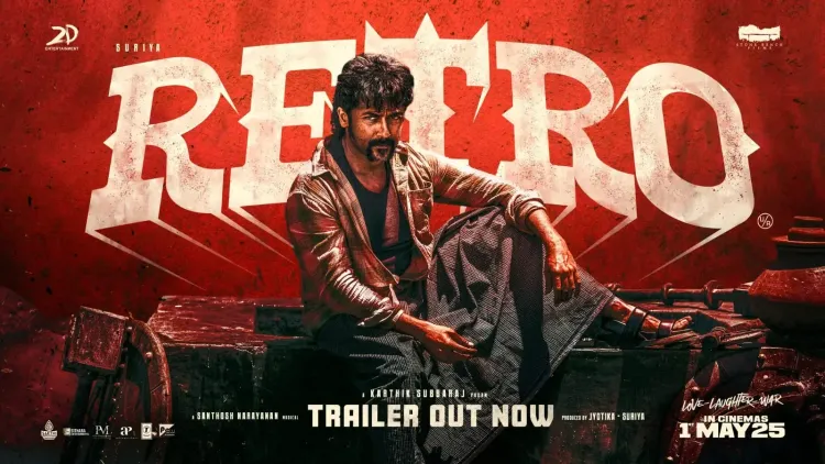 Suriya's 'Retro' Trailer Unveils a Riveting Saga of Villains, Conflicts, and Romance!