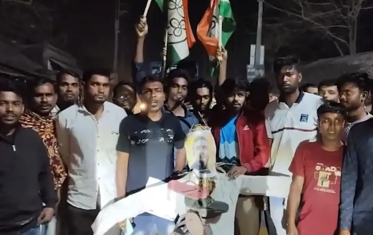 Trinamool Congress Protests in Hasnabad Over Alleged Electoral Roll Manipulation