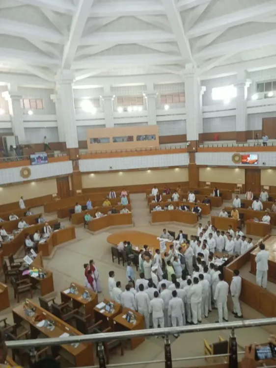 Tripura Assembly uproar over DGP Anurag's death enters third day; Congress MLA suspended