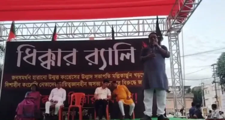 Tripura BJP protests Kharge's remarks on PM Modi's father, CM Saha demands apology