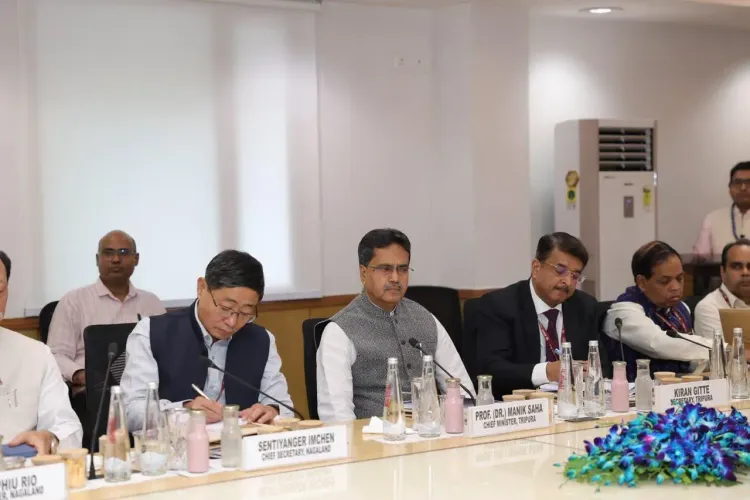 Tripura CM Manik Saha pitches Vision 2047, connectivity push at NITI Aayog NE meet