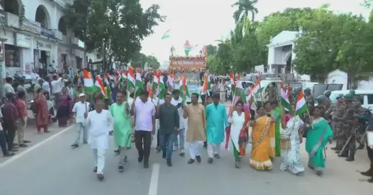 Tripura CMO streams Har Ghar Tiranga Rally live from Agartala