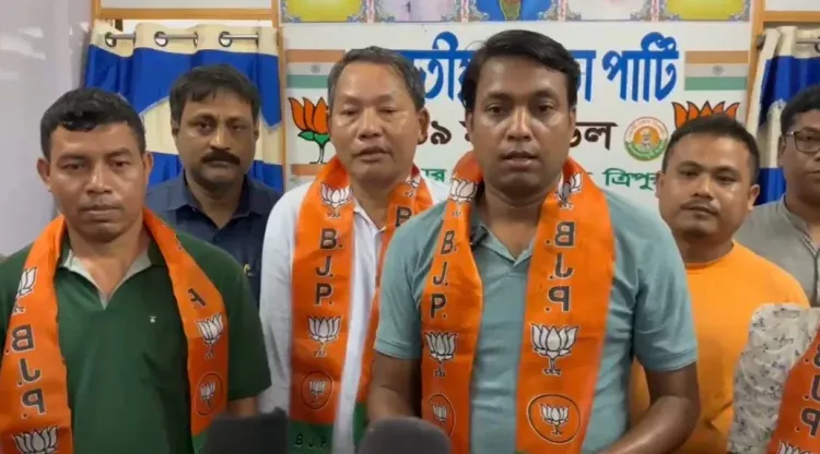 टिपरा मोथा छोड़ भाजपा में शामिल हुए 4 परिवारों के 18 मतदाता, दक्षिण त्रिपुरा में बढ़ा जनाधार