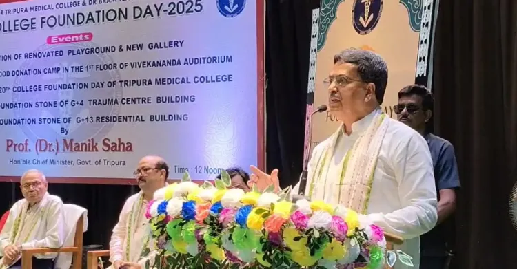 क्या त्रिपुरा के सीएम माणिक साहा स्वास्थ्य सेवा में कौशल विकास और एआई के उपयोग पर जोर दे रहे हैं?