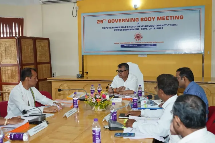 Tripura to solarise all 8 Zila Sabhadhipati offices by May-end