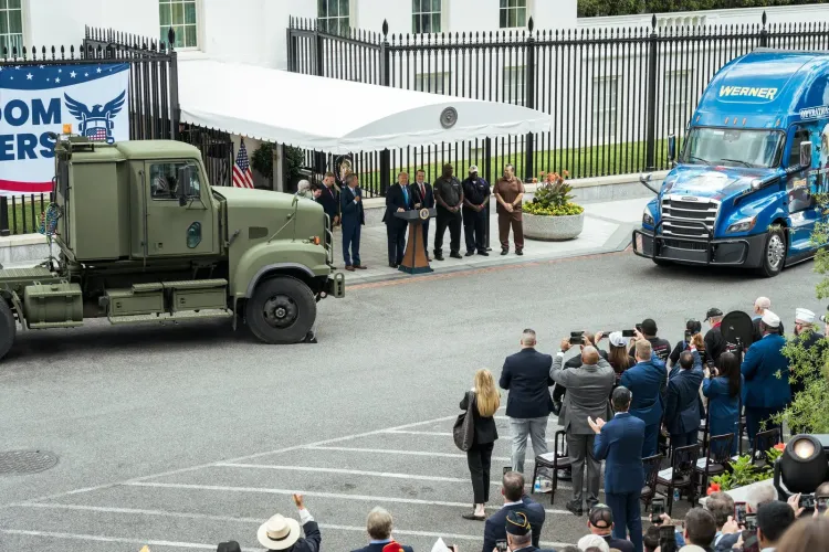 Trump Admin Targets Foreign Trucking Licenses, Fast-Tracks Veterans