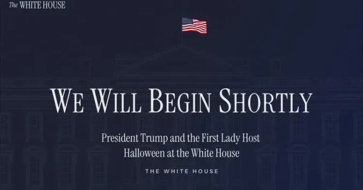 Trump and Melania Host Halloween at the White House