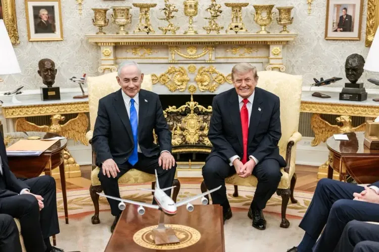 Trump and Netanyahu Hold High-Level Meeting at White House