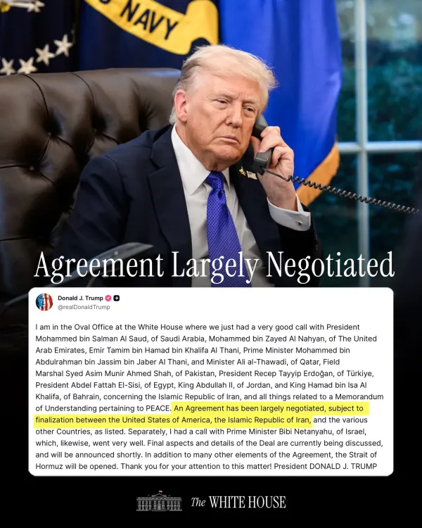 Trump Announces US-Iran Nuclear Deal Largely Negotiated