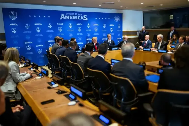 Trump calls on Americas to crush drug cartels, urges sanctions on 24 terror groups