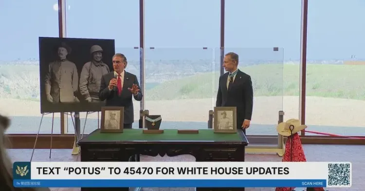 Trump Attends Event at Theodore Roosevelt Presidential Library