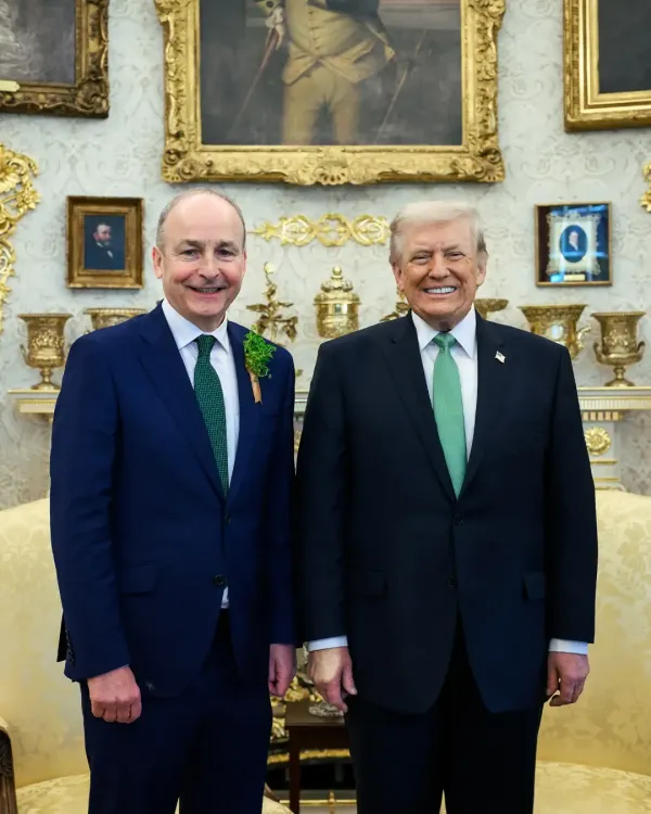 Trump Honors Irish Heritage at White House Celebration