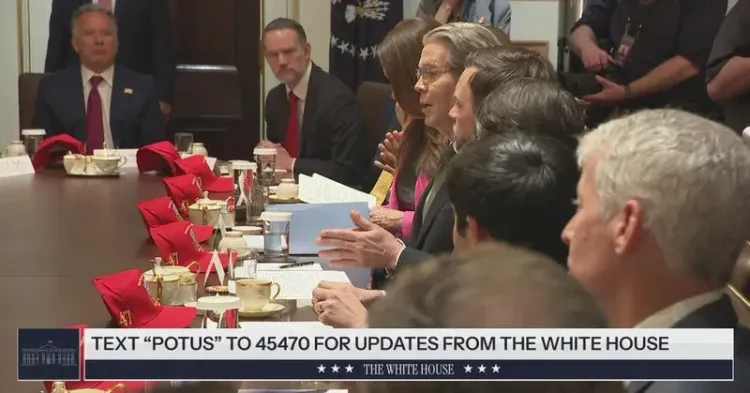 Trump Chairs Cabinet Meeting at the White House