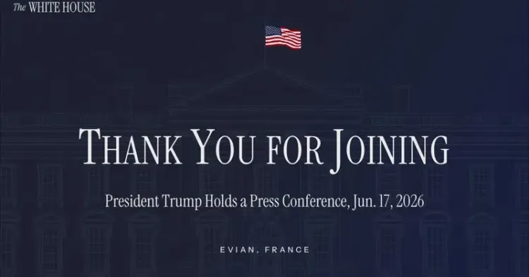 Trump Holds White House Press Conference on Jun 17