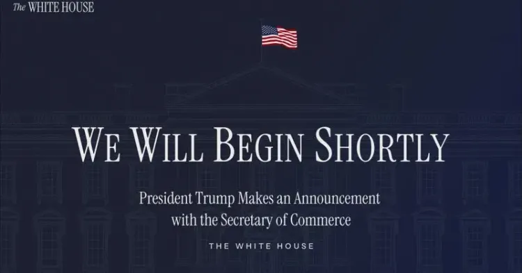 Trump Makes Announcement Alongside Commerce Secretary