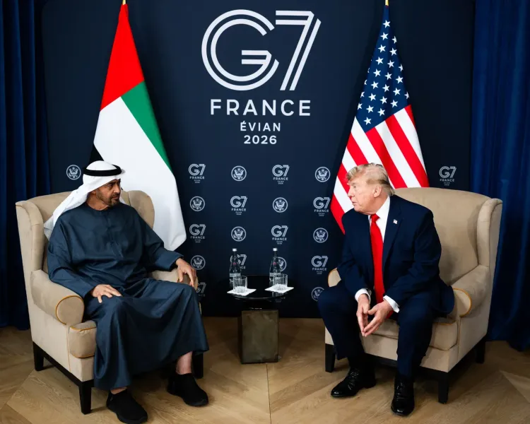 Trump Meets UAE's Sheikh Mohamed, Cites Iran Deal and Strong Ties