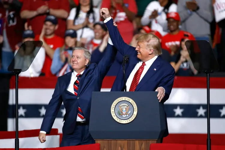 Trump Pays Tribute to Senator Lindsey Graham on Fox & Friends