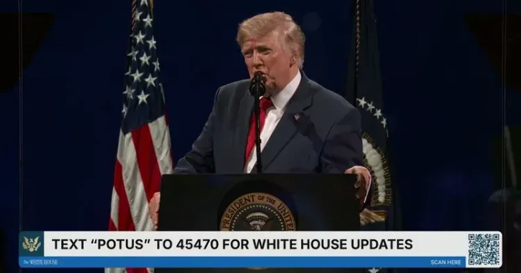 Trump Pins Live X Broadcast Link on His Profile