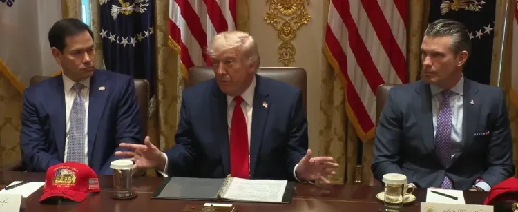 Trump vows no rush on Iran deal, warns military option remains on table