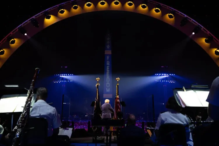 Trump Takes Stage at Salute to America for US 250th Anniversary