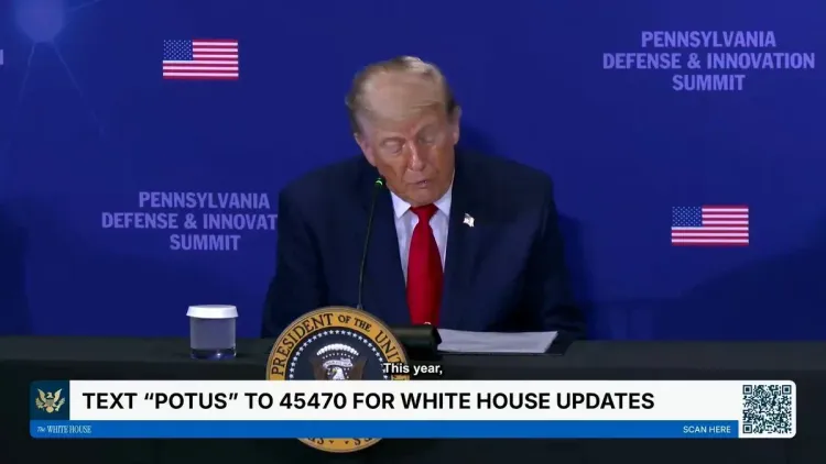 Trump Taps Pennsylvania as Hub for US Defence Manufacturing