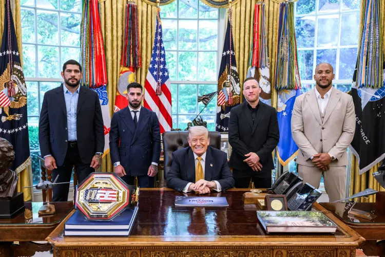 Trump to host UFC fight at White House on June 14