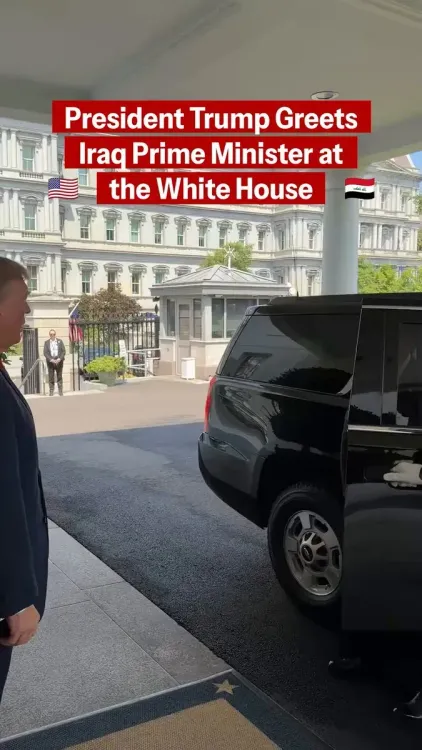 Trump Welcomes Iraqi PM Al-Zaidi to the White House