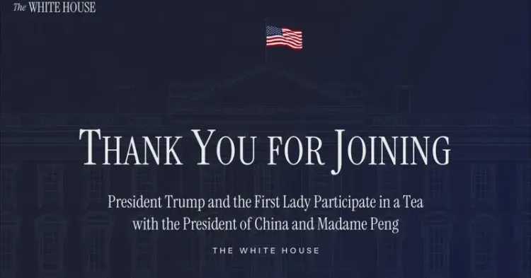 Trump, Xi Meet for Tea as US-China Diplomacy Resumes
