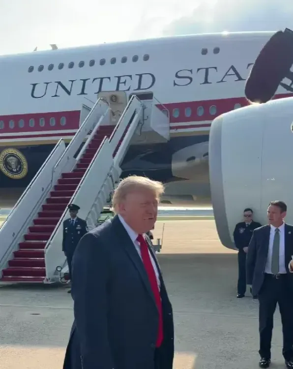 Trump's Air Force One inaugural flight in 37 years marks North Dakota trip