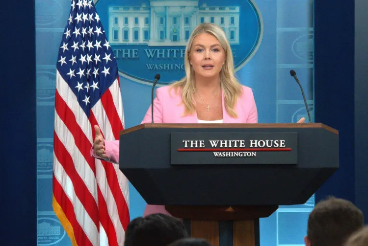 Karoline Leavitt exits White House press secretary role end of August