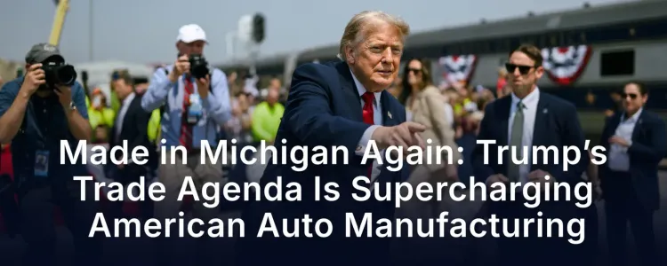 Trump's Trade Agenda Fuels US Auto Manufacturing Revival