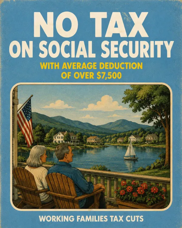 Trump's Working Families Tax Cuts Mark One Year, No Tax on Social Security