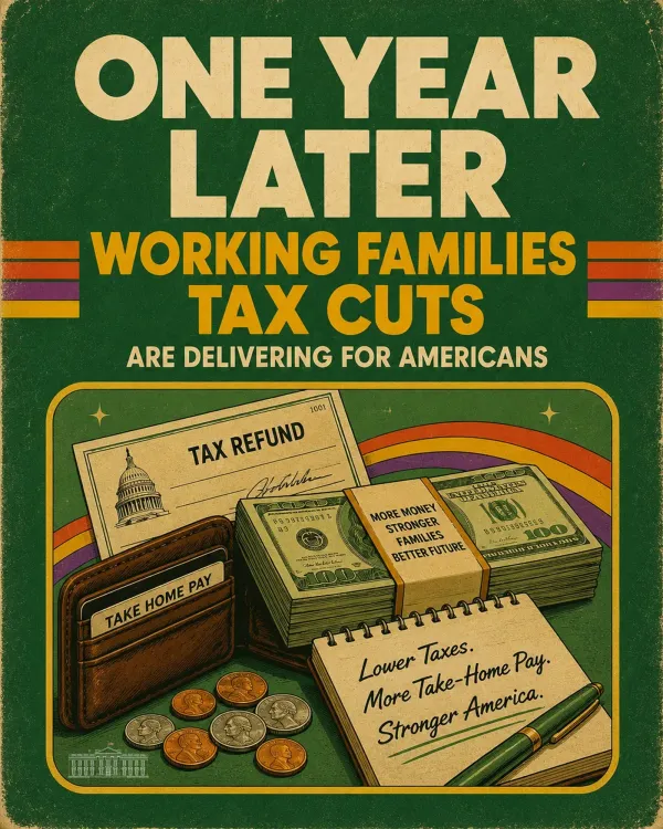 Trump's Working Families Tax Cuts Near One-Year Mark
