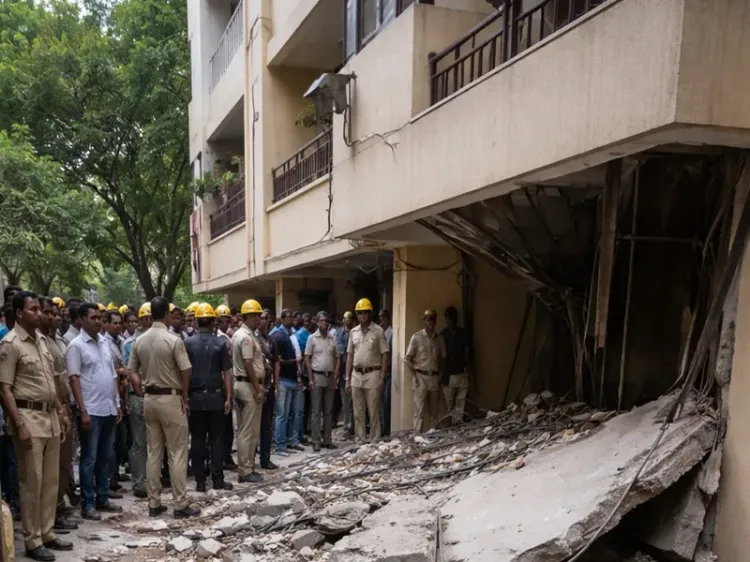 Tragic Balcony Collapse Claims Lives of Two Electricians in Hyderabad