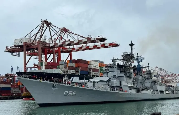 How are Two Indian Navy Ships Enhancing Maritime Cooperation in Sri Lanka?