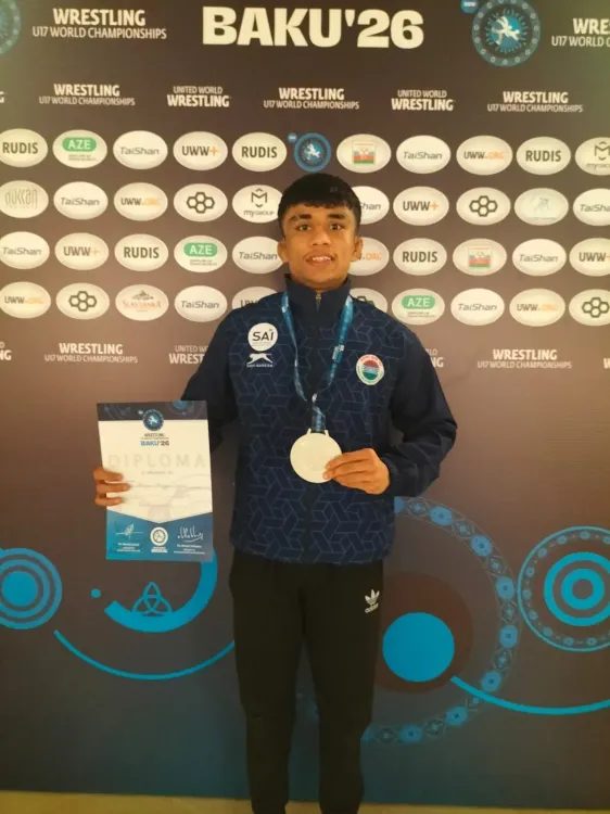 India win 1 silver, 2 bronze in freestyle wrestling at U17 Worlds 2026