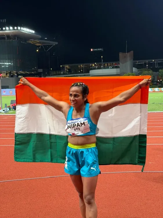 Nipam wins 100m bronze at U20 Asian Athletics in Hong Kong