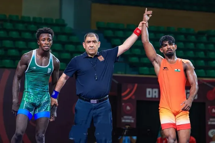 U23 Asian Wrestling C'ships: Sagar, Suraj reach finals in Da Nang