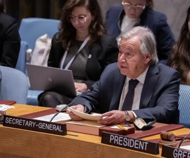 UN chief Guterres urges action on women, peace and security at Security Council