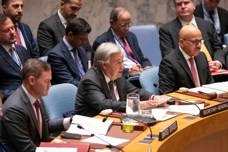 UN chief warns of full Gulf war, calls for new security framework