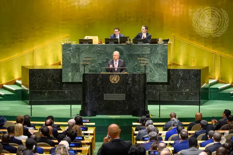 UN chief Guterres warns power shifting from governments to corporations and AI machines