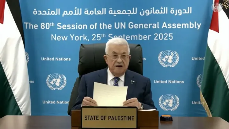 UNGA votes 152-3 to let Palestine's Abbas address high-level meet via video